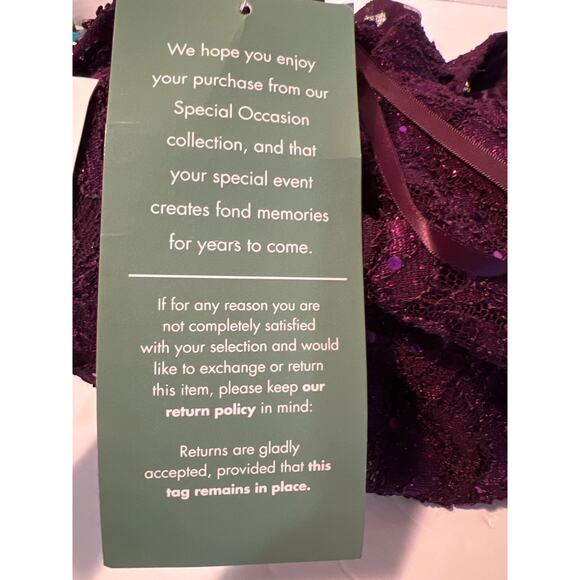 Jump Apparel stretch dress size 7/8. Purple sale!! - Picture 5 of 12